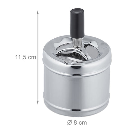 Ashtray with Spin-top Lid