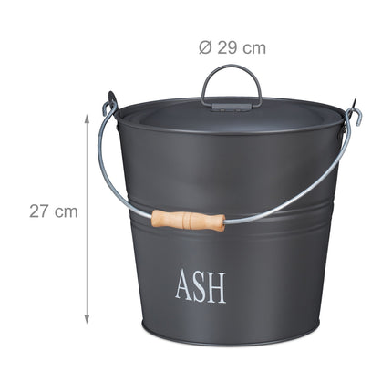 Ashtray with lid 12 l