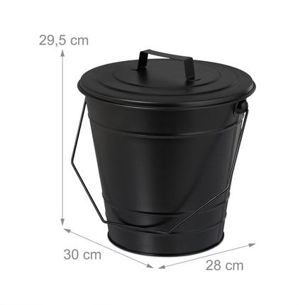 Ashtray with lid 7 l