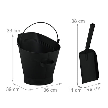 Ashtray with shovel 11 l