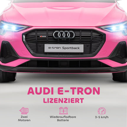 Audi E-tron Kids Electric Car, 12V, Remote Control