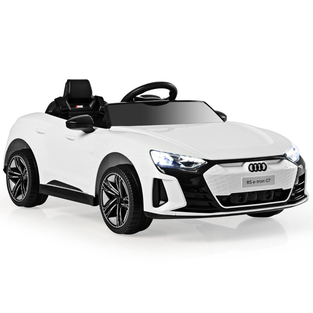 Audi RS children's electric car with 2.4 G remote control with music and headlights white