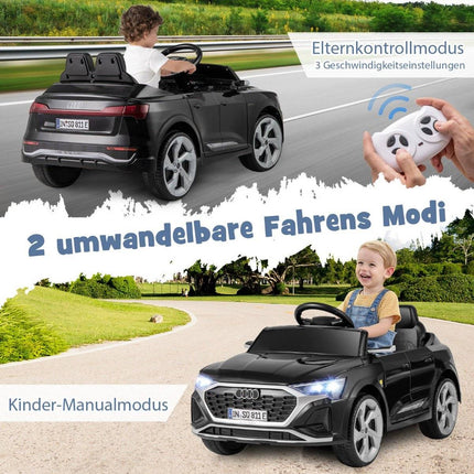 Audi SQ8 Kids Electric Car, 12V, Remote Control, Black