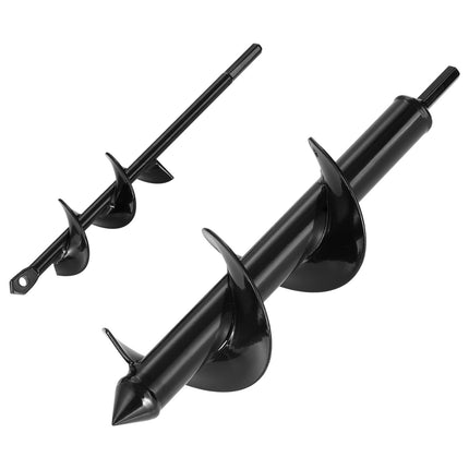 Auger Drill Bit Set of 2, 40x220 and 80x300 mm, 3/8 Hex