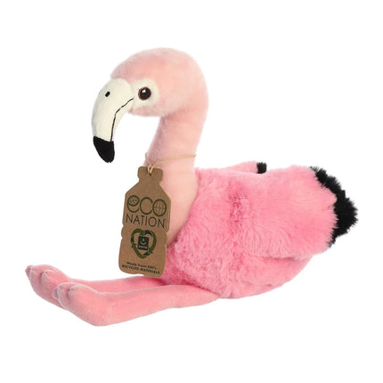 Aurora Eco Nation Plush Toy Flamingo, 24 Cm