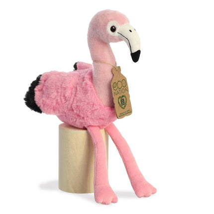 Aurora Eco Nation Plush Toy Flamingo, 24 Cm
