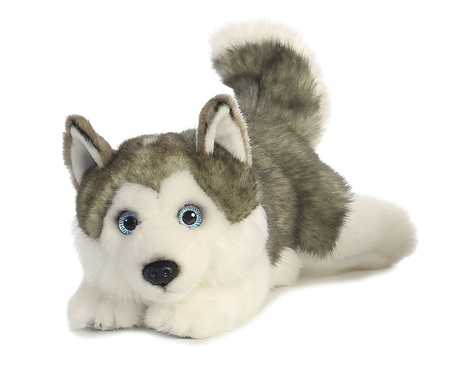 Aurora Miyoni Soft Toy Husky (Grey), 27 Cm