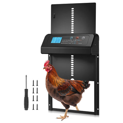 Automatic Chicken Coop Door – Battery Timer, Anti-Pinch