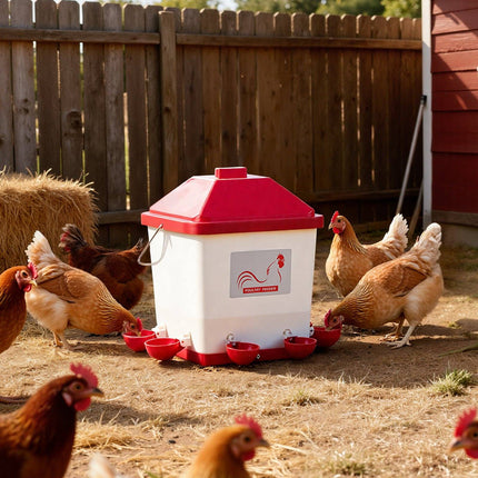 Automatic Chicken Waterer, 19L, 6 Drinking Ports