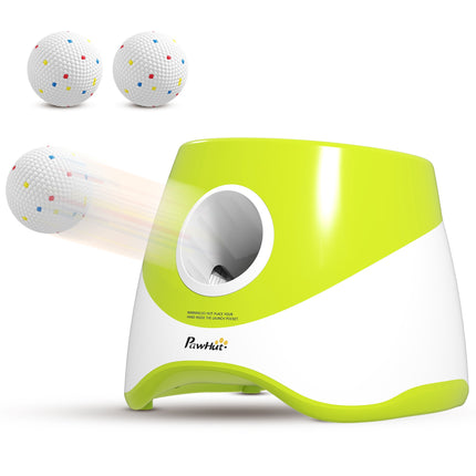 Automatic Dog Ball Launcher – 3 Distances, 3 Balls, Green