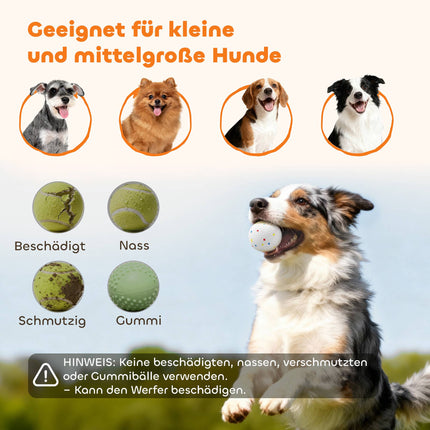 Automatic Dog Ball Launcher – 3 Distances, 3 Balls, Green