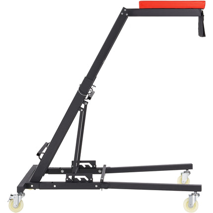 Automotive Topside Creeper, 42.5-64.8 In, 400 Lb