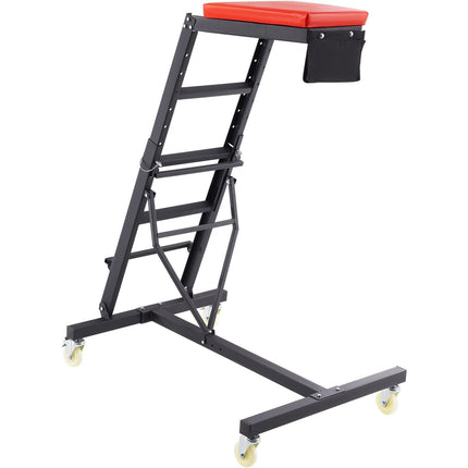 Automotive Topside Creeper, 49.6–75.6 In, 400 lb