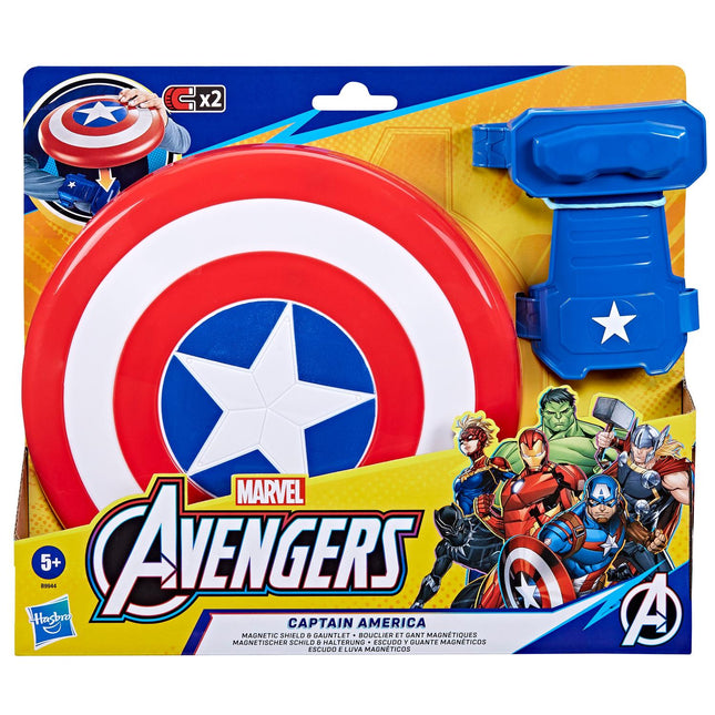 Avengers Role Play Captain America Magnetic Shield And Gauntlet