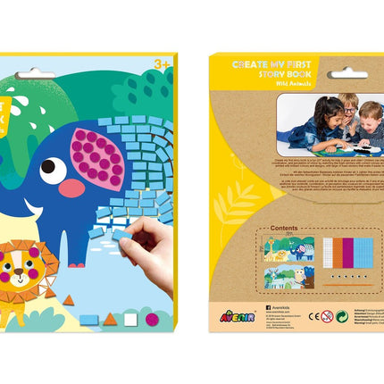 Avenir Create My First Story Book Wild Animals