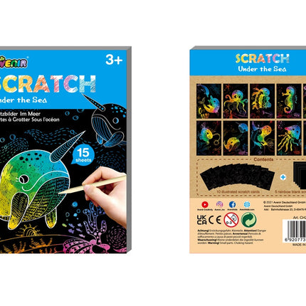 Avenir Mini Scratch Book Under The Sea