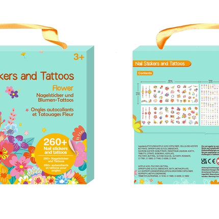 Avenir Nail Stickers And Tattoos Flowers
