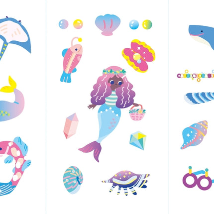 Avenir Nail Stickers And Tattoos Mermaid