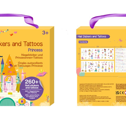 Avenir Nail Stickers And Tattoos Princess