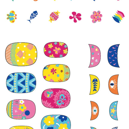 Avenir Nail Stickers Flower
