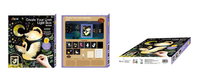 Avenir Scratch Set Create Your Own Lightbox