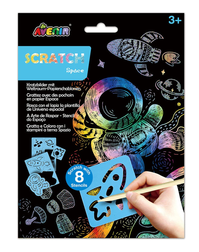 Avenir Scratch Set With Stencil: Space