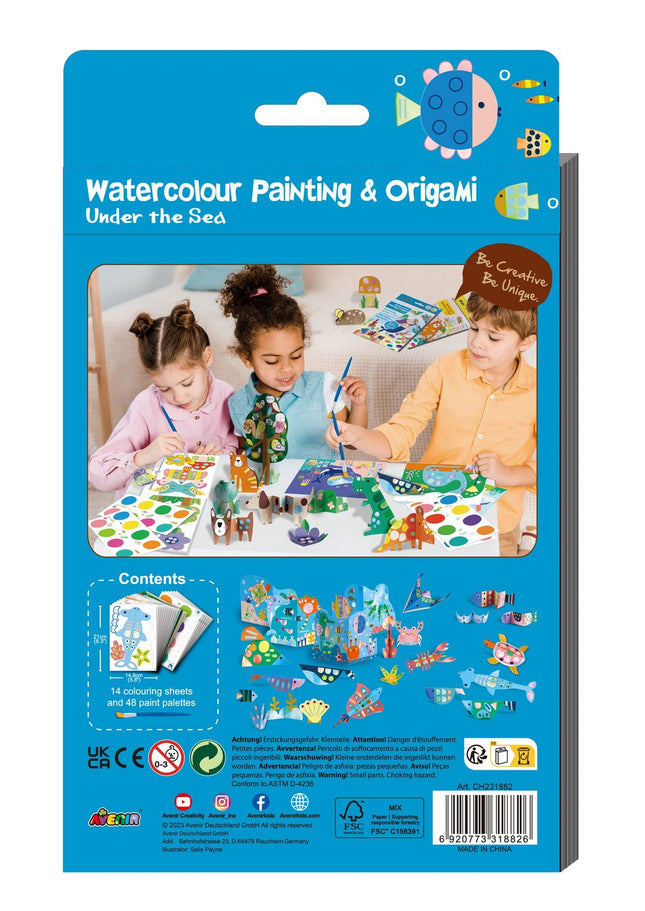 Avenir Watercolour Painting And Origami: Under The Sea
