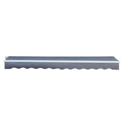Retractable Gray Balcony Awning, UV sun protection, 2.95x2.5m