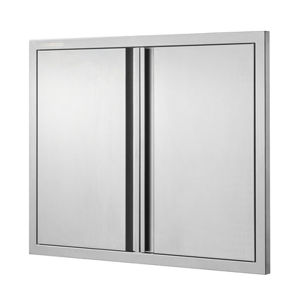 BBQ Access Door, Double 31x24 in Stainless Steel