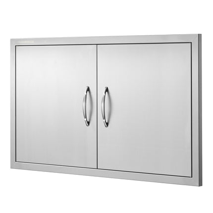 BBQ Access Door, Double 915x533 mm Stainless Steel