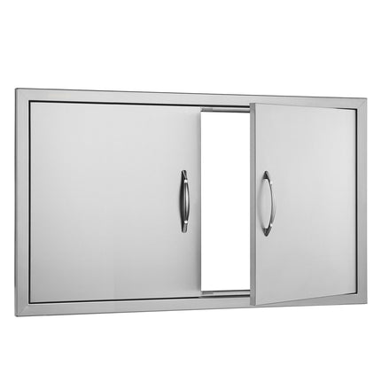 BBQ Access Door, Double 915x533 mm Stainless Steel