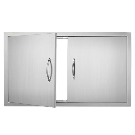 BBQ Access Door, Double 915x533 mm Stainless Steel