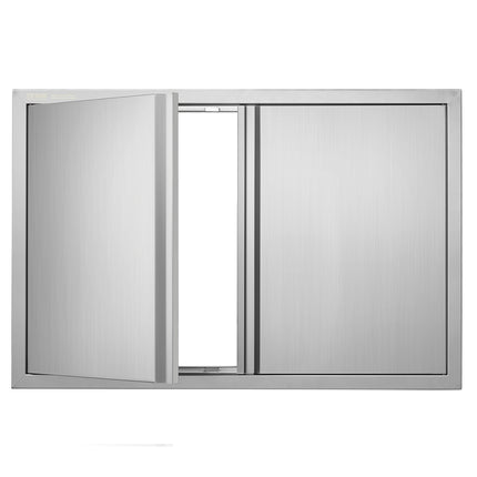 BBQ Access Door, Double Stainless Steel 36x24 in