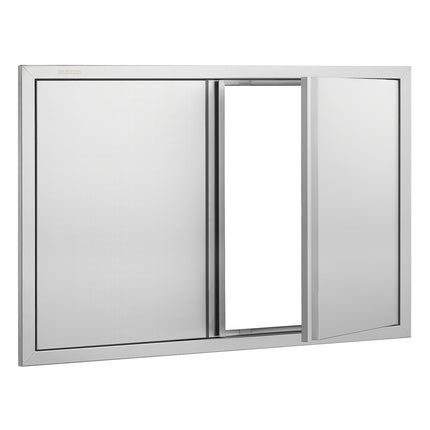 BBQ Access Door, Double Stainless Steel 36x24 in
