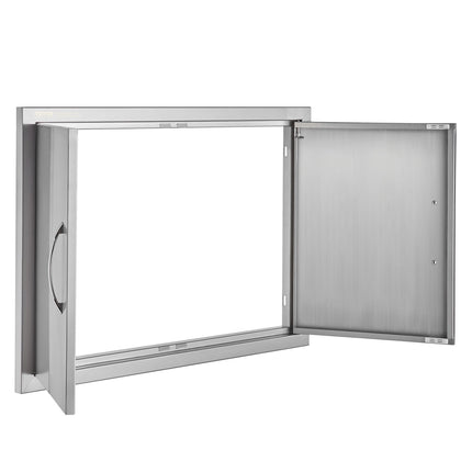 BBQ Access Door, Double Stainless Steel, 774x533 mm