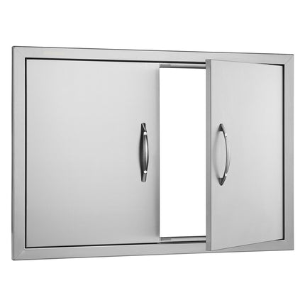 BBQ Access Door, Double Stainless Steel, 774x533 mm