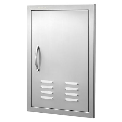 BBQ Access Door, Stainless Steel Flush Mount, 24x17 in