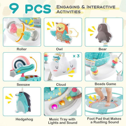 Baby Activity Center, 3 Height, 360 Seat, Music Lights