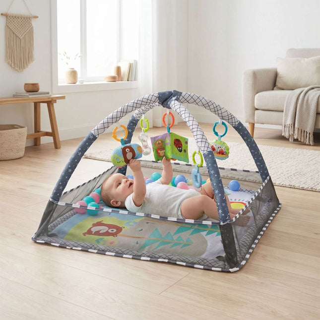 Baby Activity Play Mat – Animal Print, Foldable Toys