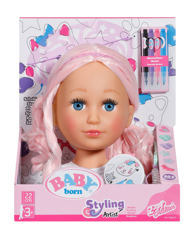 Baby Born Sister Styling Head Artist