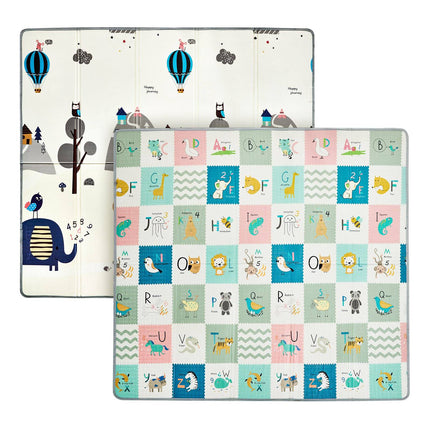 Baby Play Mat 71x79 Inch, Foldable Non-Slip XPE Foam