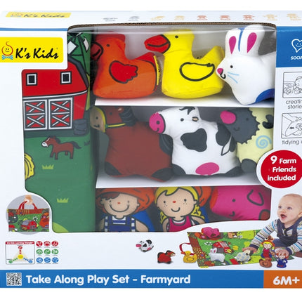 Baby Playmat, Farmyard Design, Soft and Durable