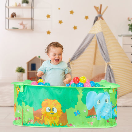 Baby ball bath jungle with 50 balls