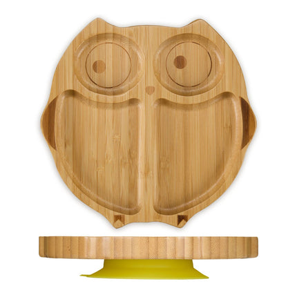 Baby plate with suction cup "Owl"