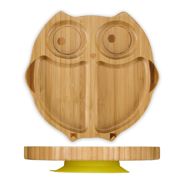 Baby plate with suction cup "Owl"