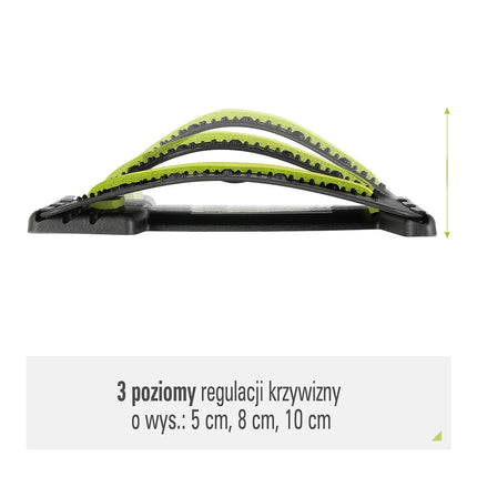 Back Stretcher with Magnets, Green, Pain Relief