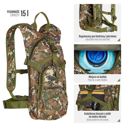 Backpack with Crab Design, Durable, Spacious