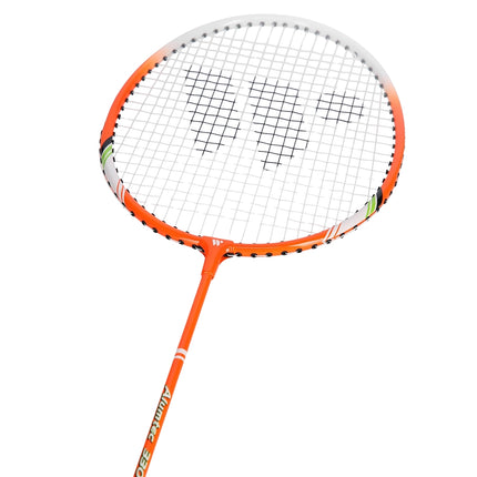 Badminton Set, 2 Rackets, Blue/Orange