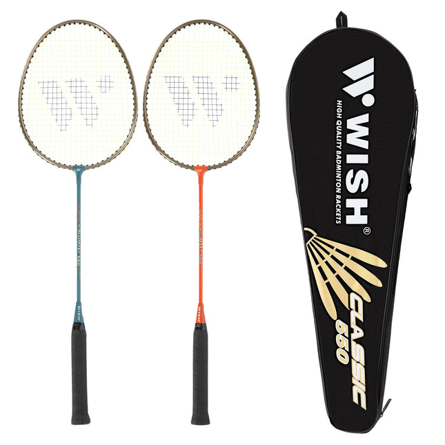Badminton Set – 2 Rackets, Shuttlecocks Included