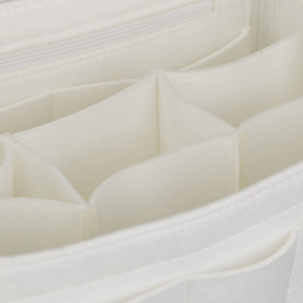 Bag Organizer Purse Felt White